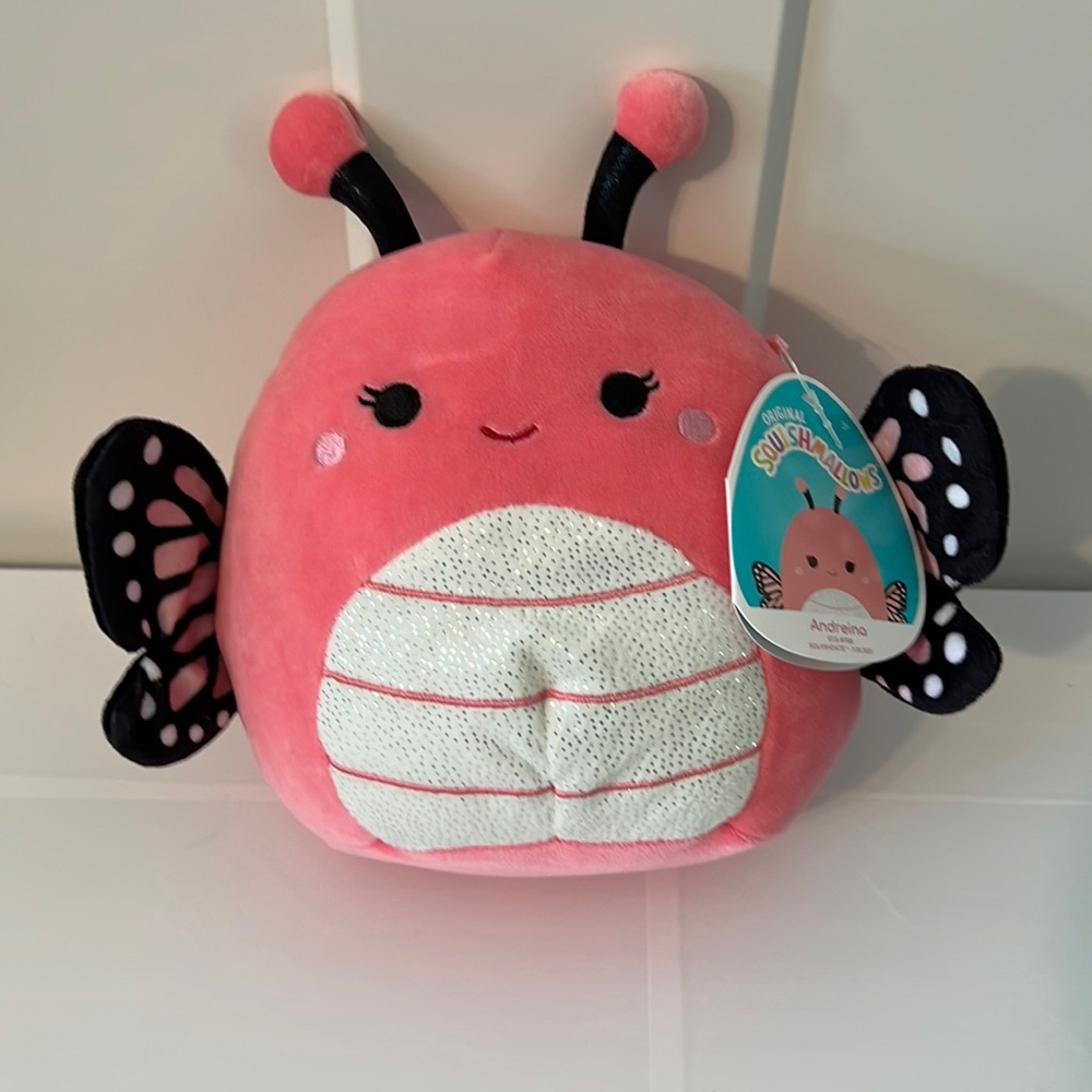 🎉HP🎉 Squishmallows 7.5" Andreina the Butterfly